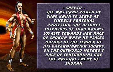 Ultimate Mortal Kombat 3 Mortal Kombat: Armageddon Sheeva